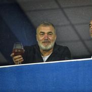 Imagine de la tribuna oficială a celor de la Farul, în timpul partidei cu CFR Cluj