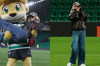 Sydney Sweeney, apariție incendiară la meciul din Europa! » Vedeta de la Hollywood a coborât pe gazon, a bătut un penalty și a celebrat ca Bruno Fernandes