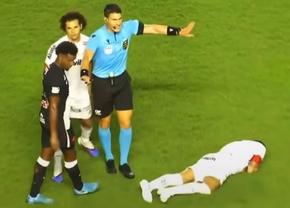 Neymar, gest dezgustător! » Circul făcut în victoria lui Santos a devenit viral