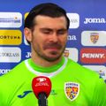 România a pierdut la limită cu Germania, 0-1, în etapa a doua a preliminariilor Campionatului Mondial. Florin Niță, cel mai bun om al „tricolorilor”, și-a stăpânit cu greu lacrimile la flash-interviu.