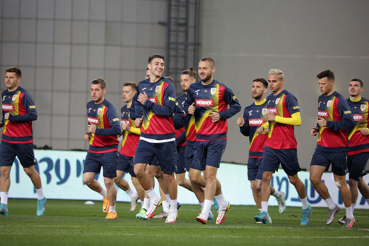 România a avut azi antrenamentul oficial înainte de amicalul cu Israel » Imagini de la ședința de pregătire