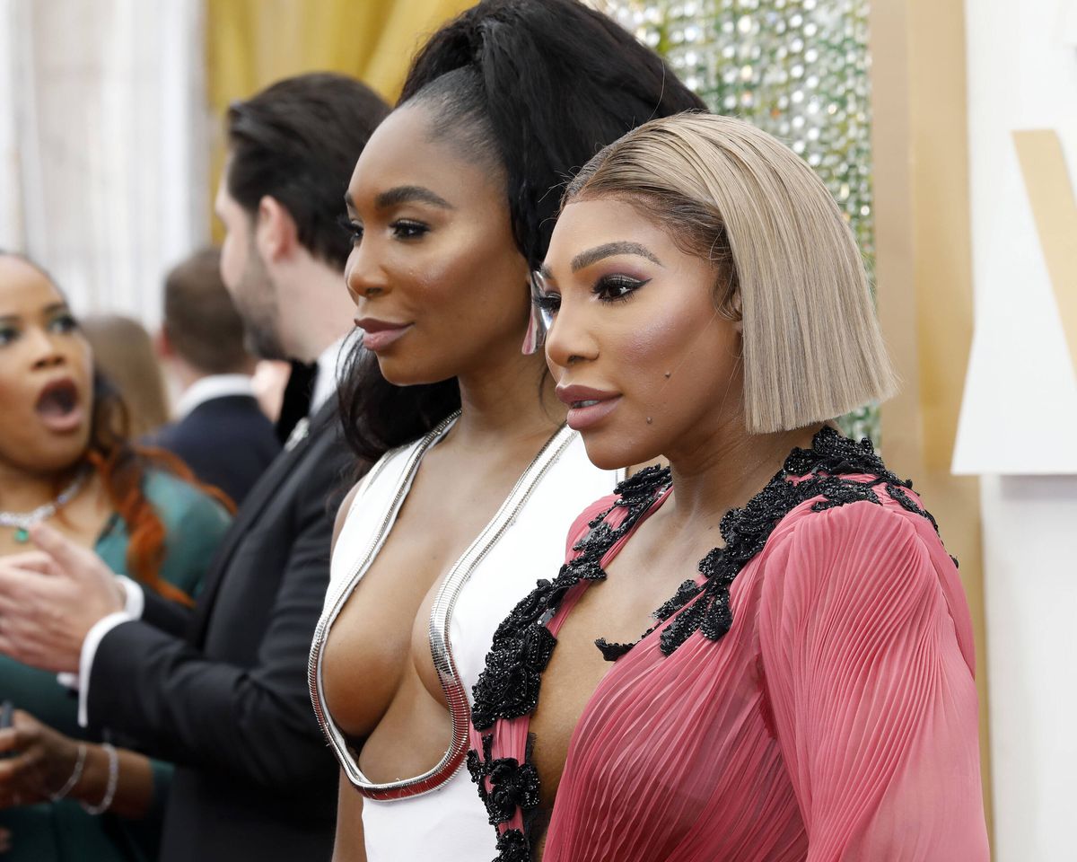 Venus și Serena Williams au atras toate privirile la gala premiilor Oscar