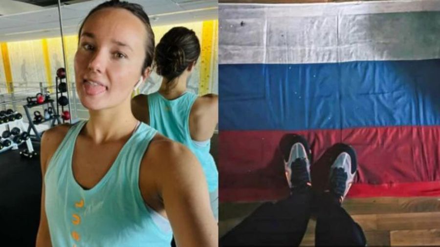 O înotătoare de origine ucraineană a călcat în picioare steagul Rusiei » Reacția ministrului rus al Sportului