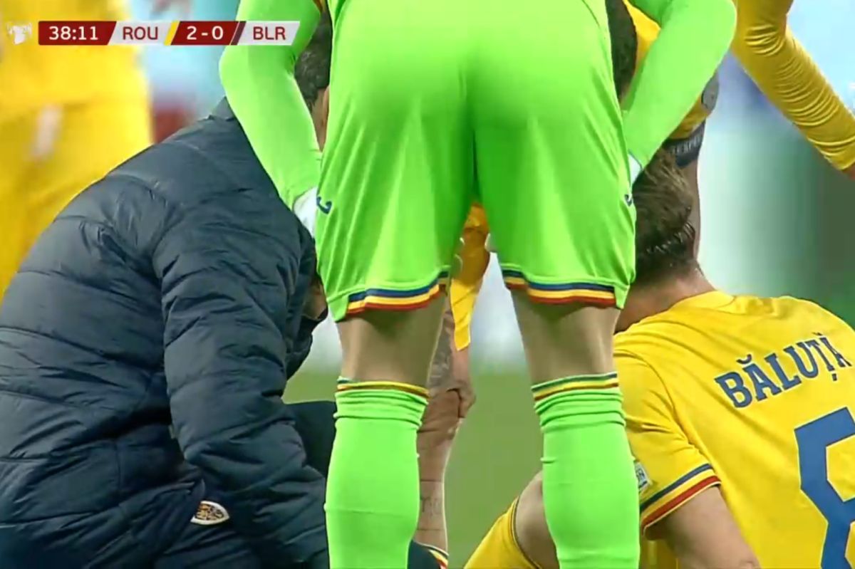 Ce pierdere! Omul de bază de la Farul s-a „rupt” în prima repriză din România - Belarus