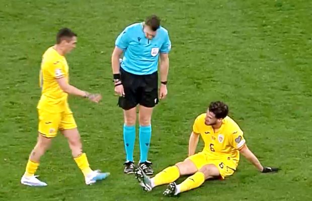 Ce pierdere! Omul de bază de la Farul s-a „rupt” în prima repriză din România - Belarus