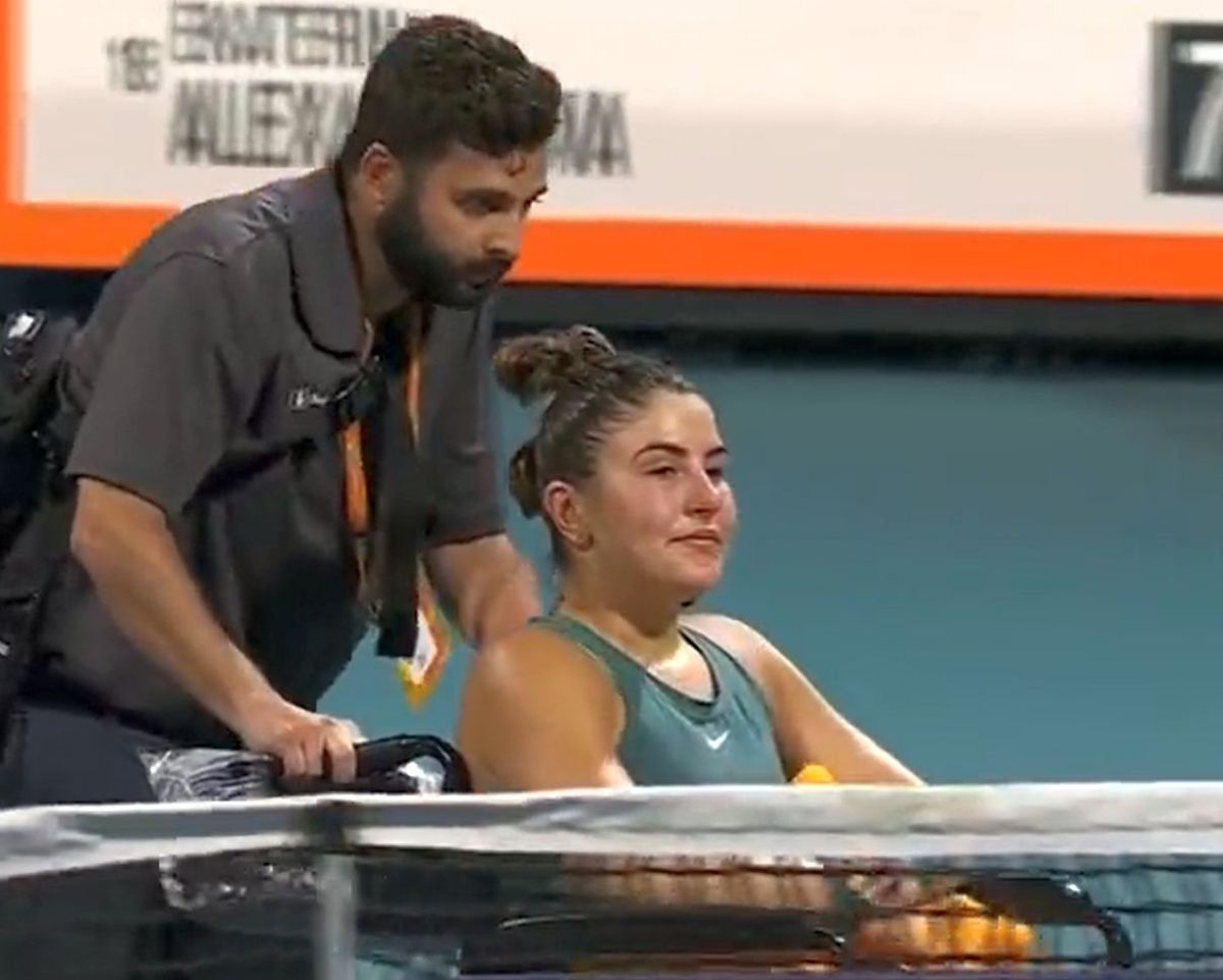 Bianca Andreescu a ieșit accidentată la turneul de la Miami