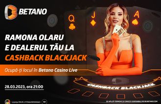 Ramona Olaru e din nou dealerul tău de distracție și de cadouri în Betano Casino Live!