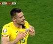 Explozie de bucurie! Gesturile lui Andrei Burcă, după ce a reușit primul gol la echipa națională