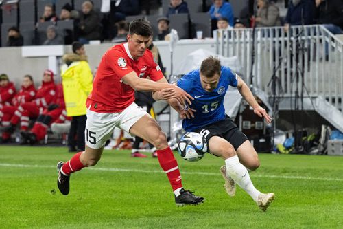 Flavius Daniliuc a debutat pentru Austria, în meciul cu Estonia/ foto: Imago Images
