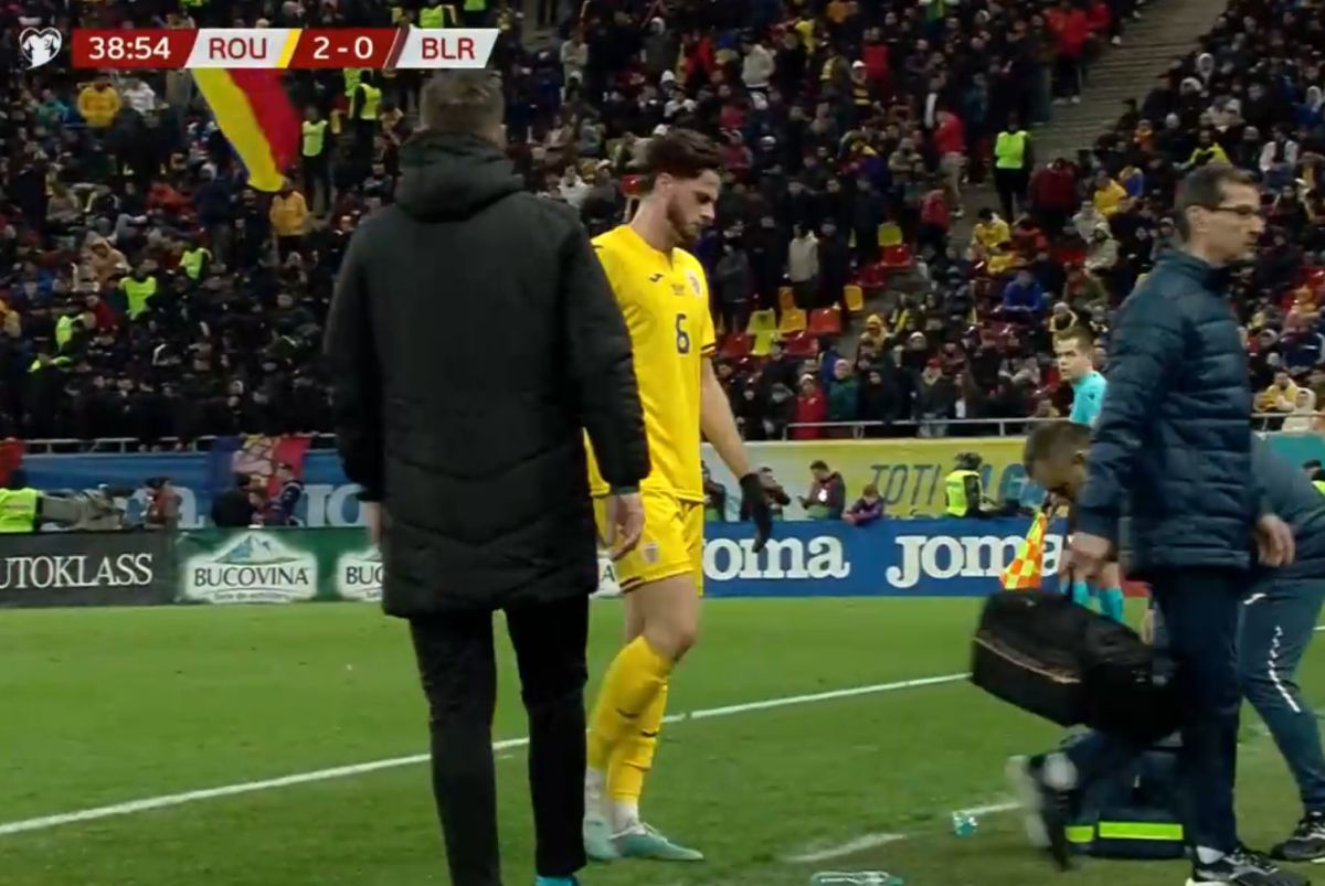 Ce pierdere! Omul de bază de la Farul s-a „rupt” în prima repriză din România - Belarus