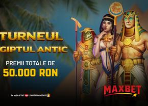Aventurează-te spre cele mai mari câștiguri cu Turneul Egiptul Antic – pe MaxBet.ro