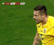 Explozie de bucurie! Gesturile lui Andrei Burcă, după ce a reușit primul gol la echipa națională