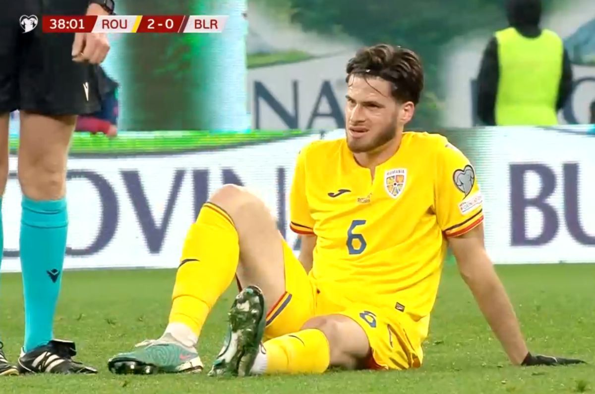 Ce pierdere! Omul de bază de la Farul s-a „rupt” în prima repriză din România - Belarus