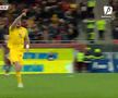 Explozie de bucurie! Gesturile lui Andrei Burcă, după ce a reușit primul gol la echipa națională