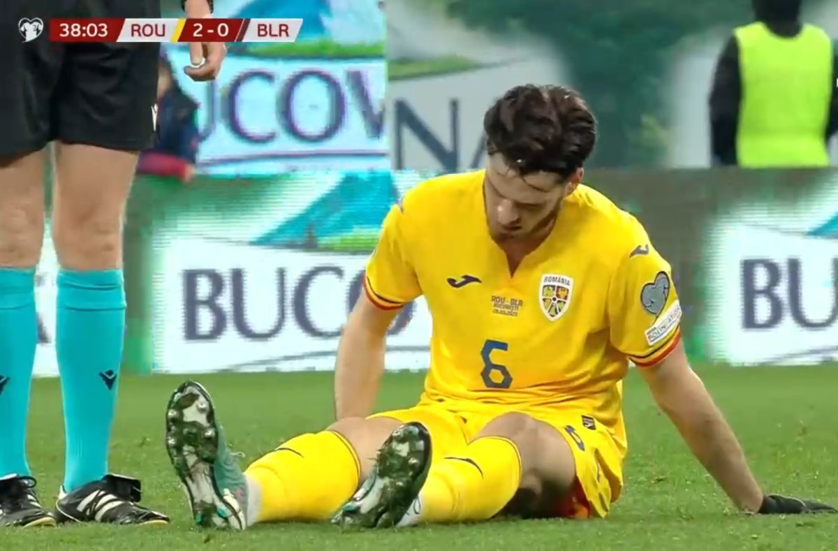 Ce pierdere! Omul de bază de la Farul s-a „rupt” în prima repriză din România - Belarus