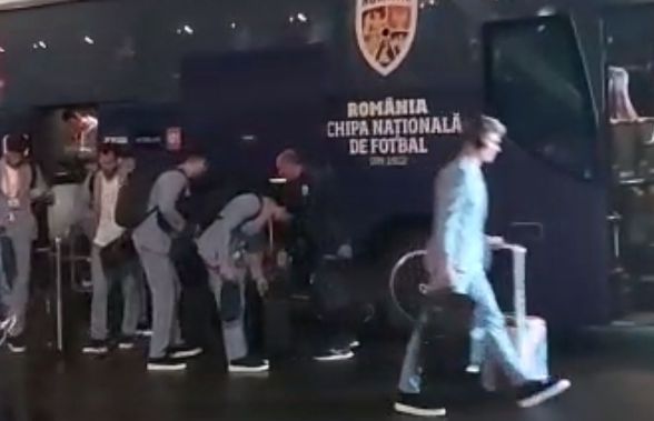 Delegația României, apariție ireproșabilă înaintea meciului cu Belarus » Cine a fost cel mai grăbit „tricolor”