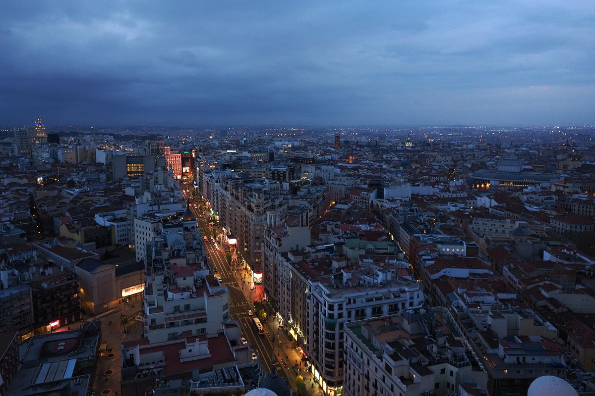 Madridul văzut de la înălţime