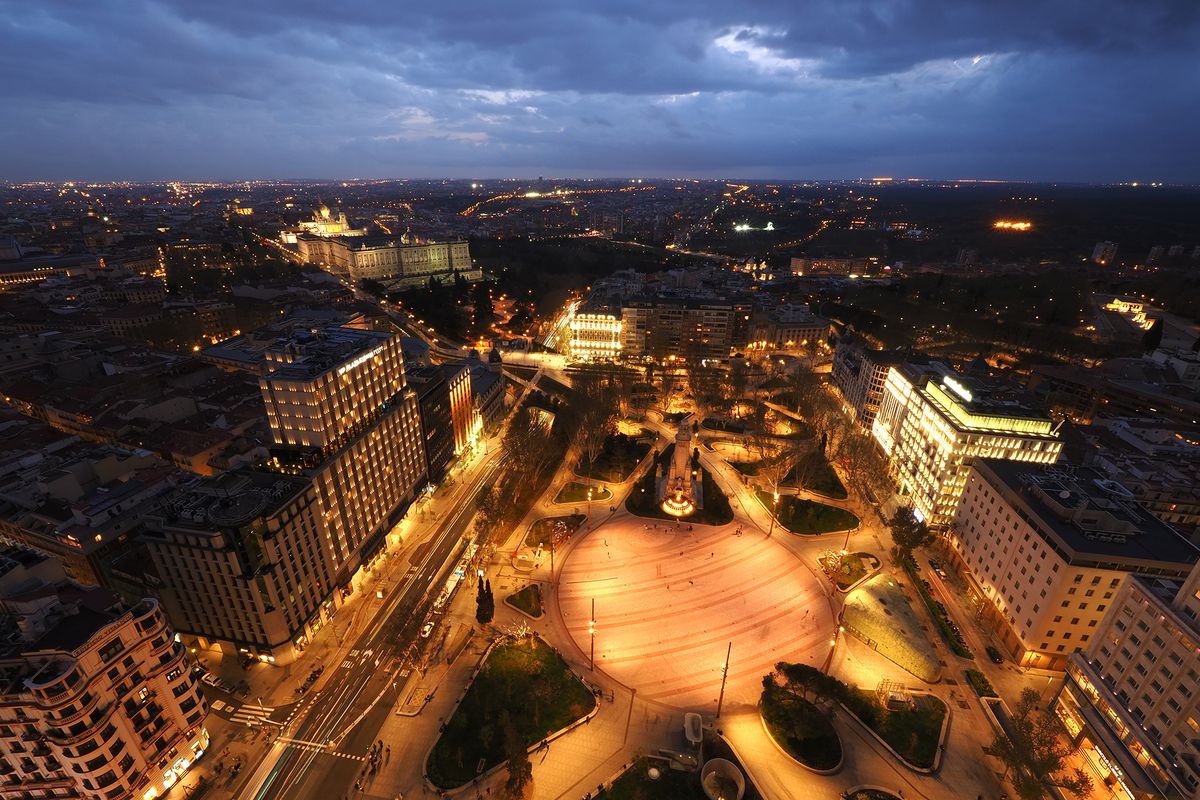 Madridul văzut de la înălţime