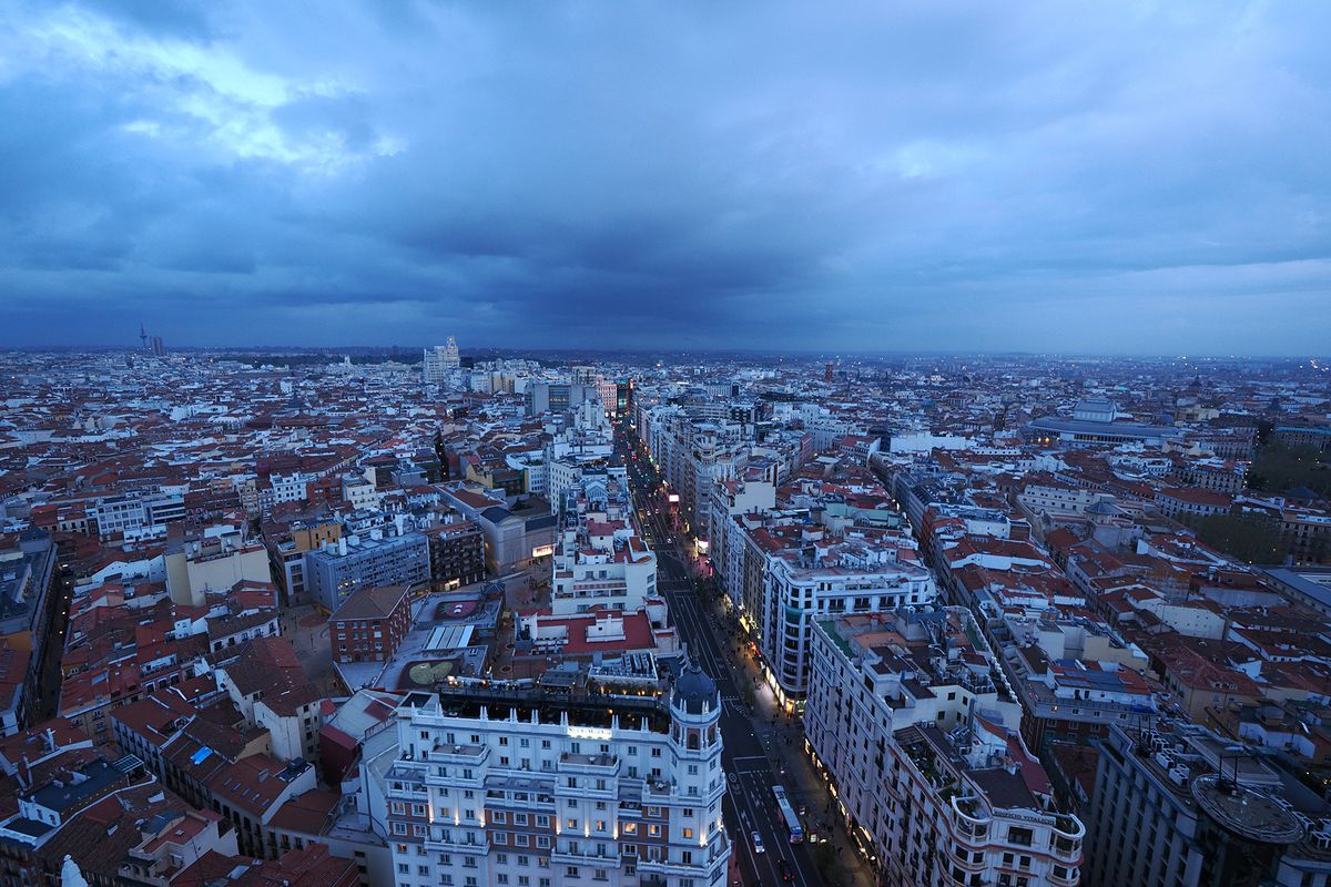 Madridul văzut de la înălţime