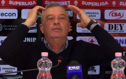 Mircea Rednic (61 de ani), antrenorul celor de la UTA, a comentat suspendarea de 4 etape primită de arădeni.