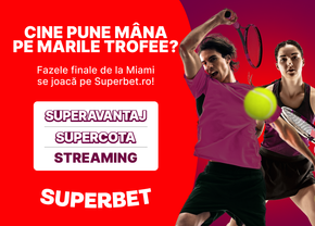 Se acordă marile trofee de la Miami! Fazele finale se joacă pe Superbet: cine sunt favoriții și cine poate oferi surpriza