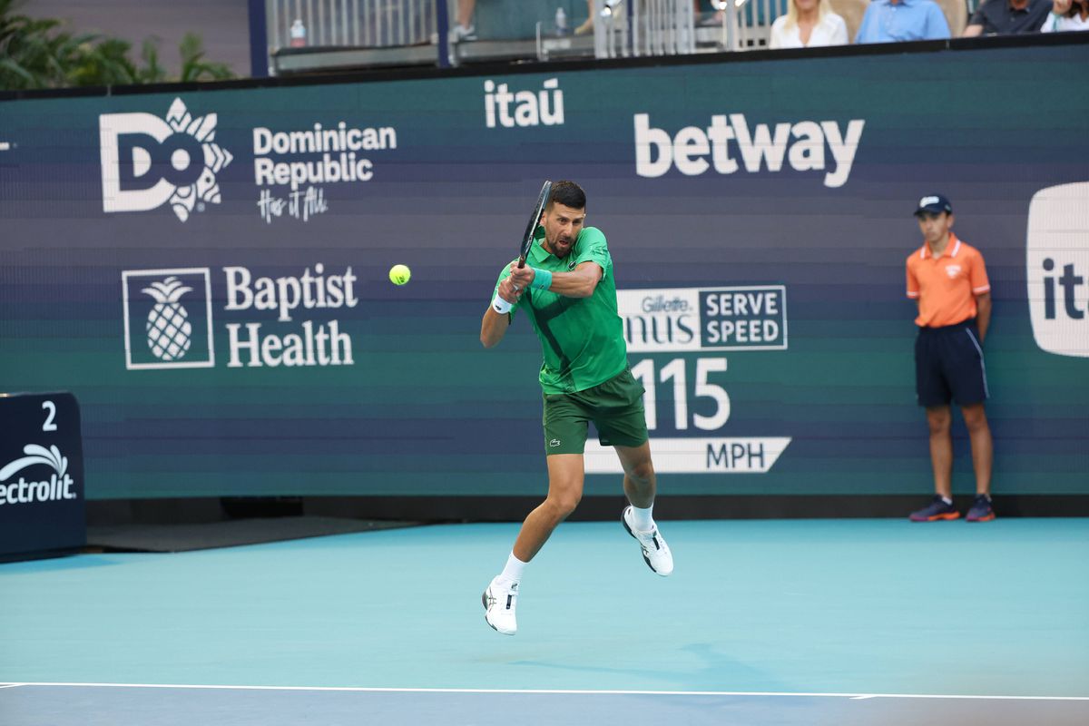 Sub privire lui Leo Messi, Novak Djokovic s-a calificat în finala de la ATP Miami: „Am fost mereu fanul lui”