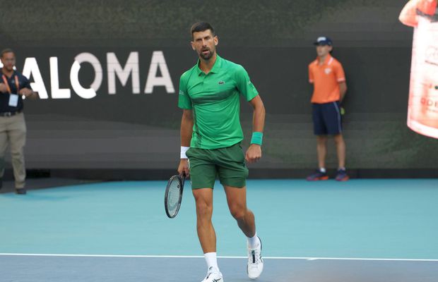 Novak Djokovic a răbufnit la Miami: „Ce s-a întâmplat acum două luni?!”