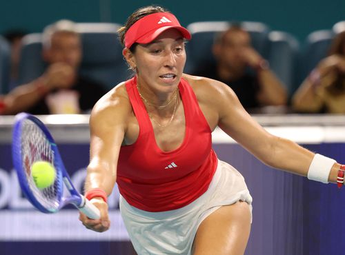 Jessica Pegula în acțiune la Miami FOTO Imago