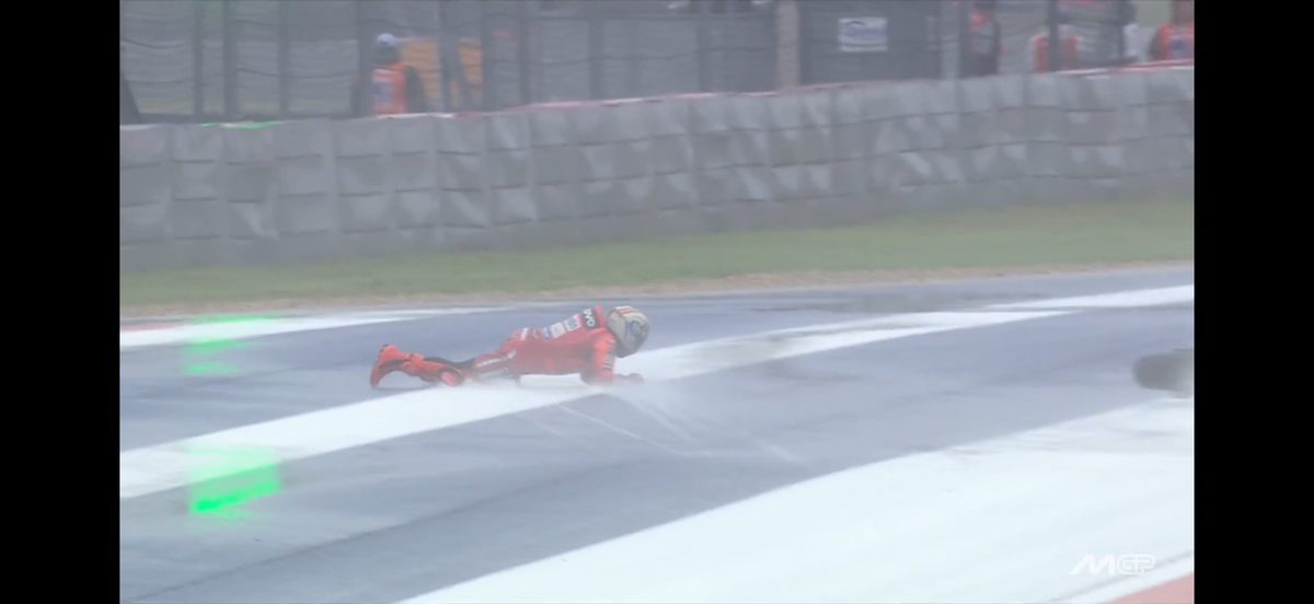 Marc Marquez - cazatura spectaculoasa