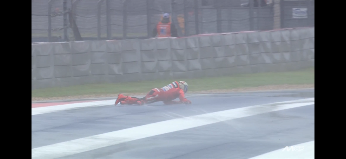 Marc Marquez - cazatura spectaculoasa