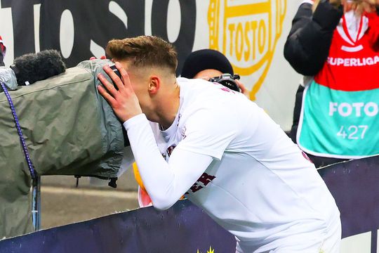 Louis Munteanu, după ce a marcat în FCSB - CFR Cluj