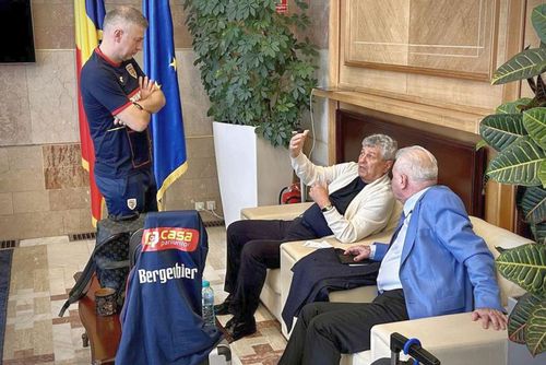 Anghel Iordănescu, Edi Iordănescu și Mircea Lucescu