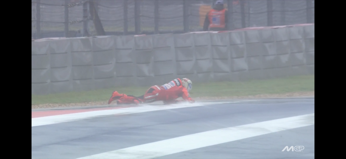 Marc Marquez - cazatura spectaculoasa