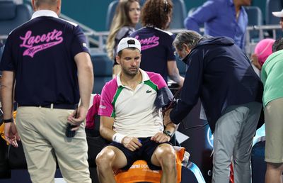 Grigor Dimitrov a avut probleme grave la finalul partidei din sferturi de finală de la Miami: „Nu am mai văzut niciodată un jucător să se prăbușească imediat după o victorie”