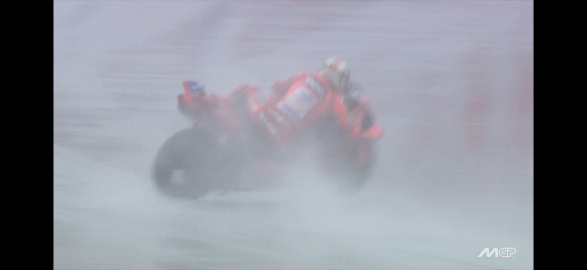 Marc Marquez - cazatura spectaculoasa