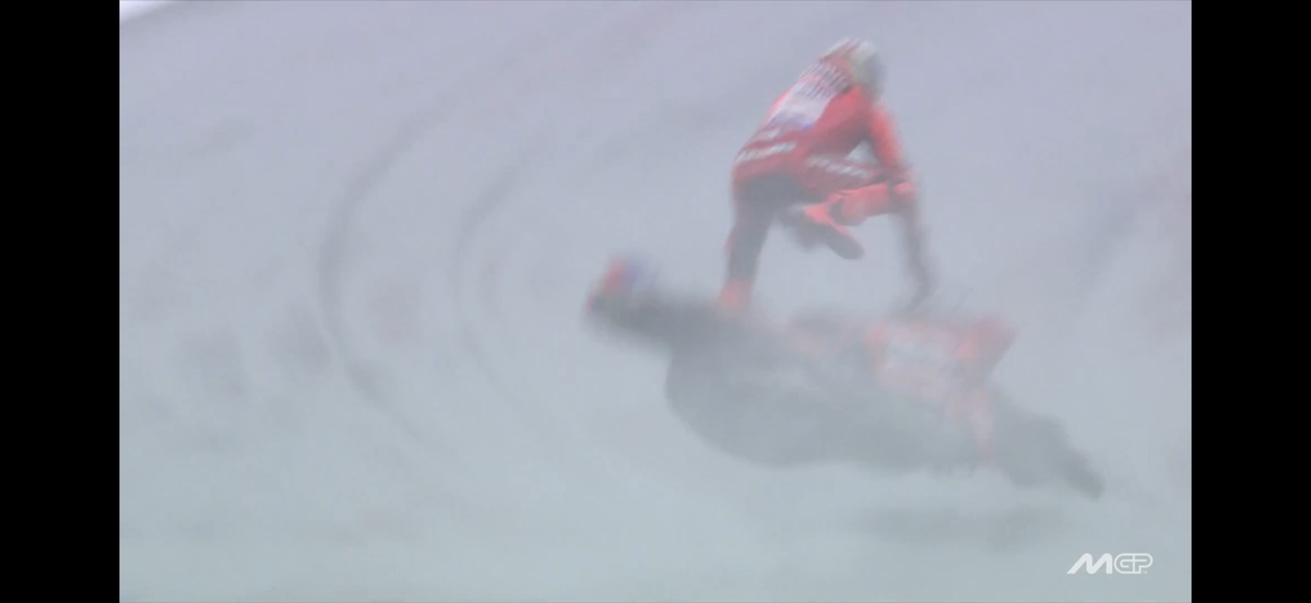 Marc Marquez - cazatura spectaculoasa