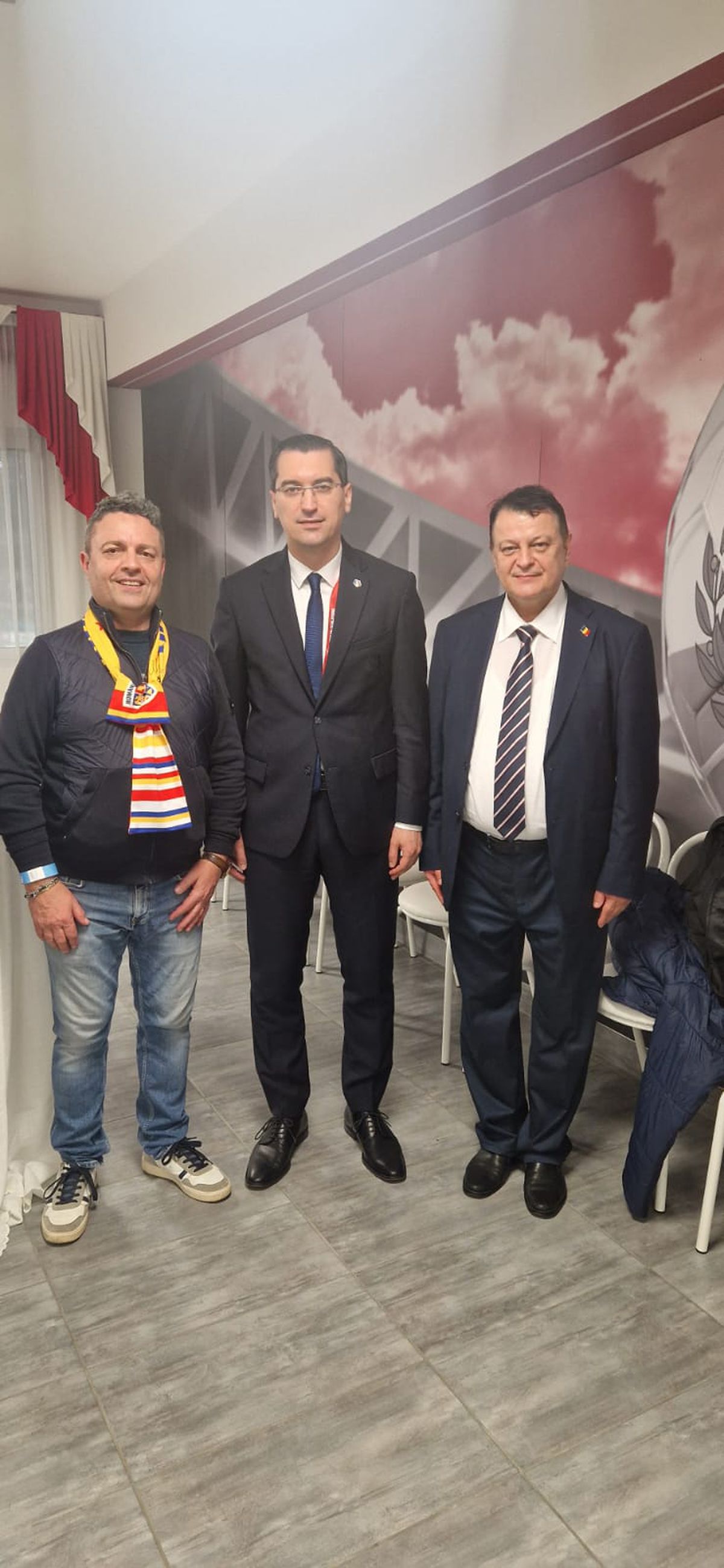 Liviu Anghel, interviu în San Marino, foto: Cristi Preda / Gazeta Sporturilor