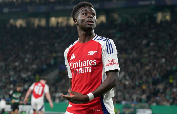Vești excelente pentru Mikel Arteta » Bukayo Saka a revenit la antrenamente și poate juca cu Real Madrid