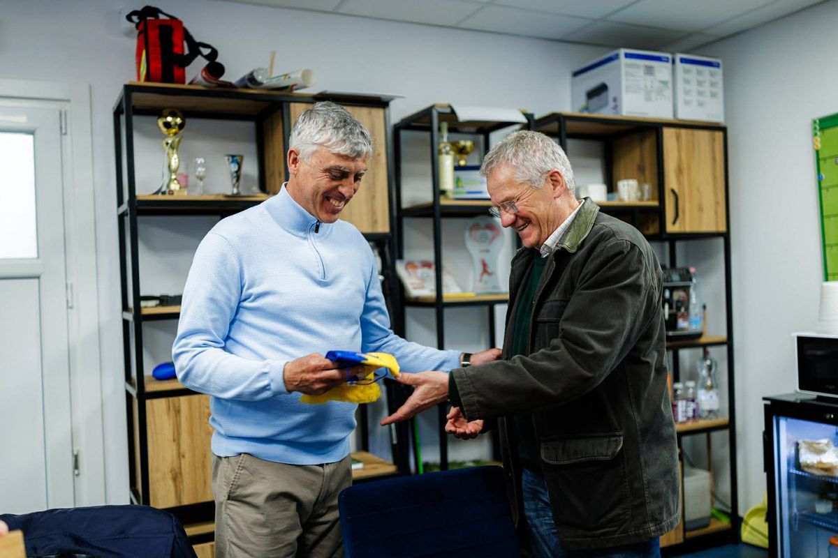 Ladislau Boloni, în vizită la Academia Patrium