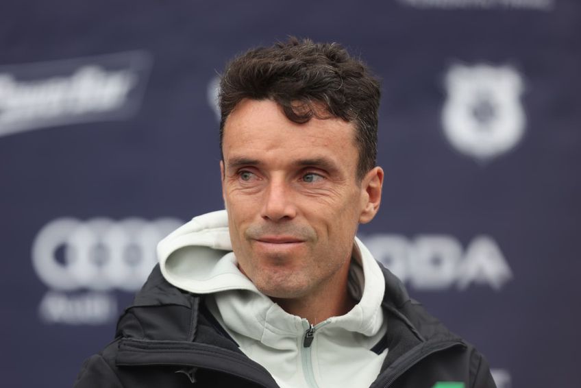 Roberto Bautista Agut înainte de tragerea la sorți a tabloului Țiriac Open FOTO Cristi Preda