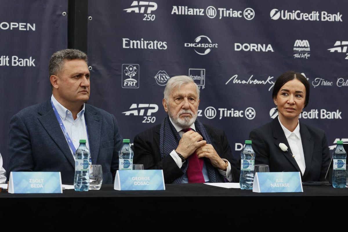 Ilie Năstase și Ion Țiriac - tragere la sorți Țiriac Open 2026