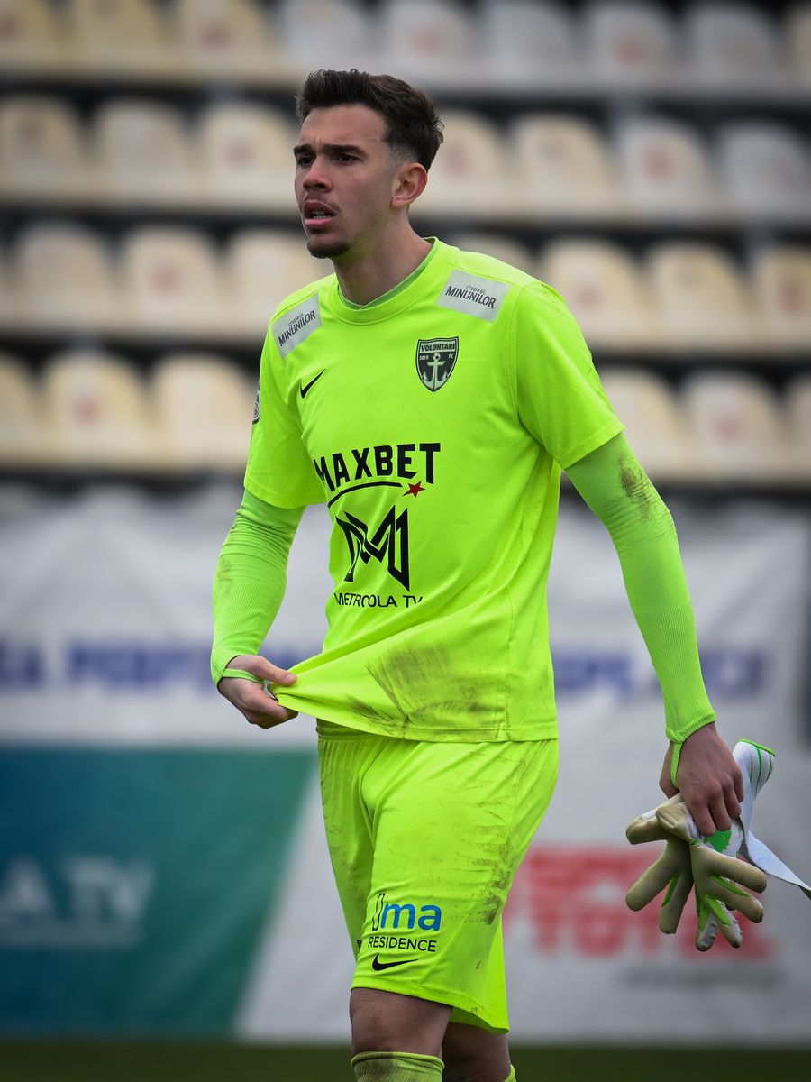 Alexandru Maxim, portarul împrumutat de FCSB la Voluntari/ FOTO: Facebook @Voluntari OUT de la FCSB! Anunțul lui Mihai Stoica