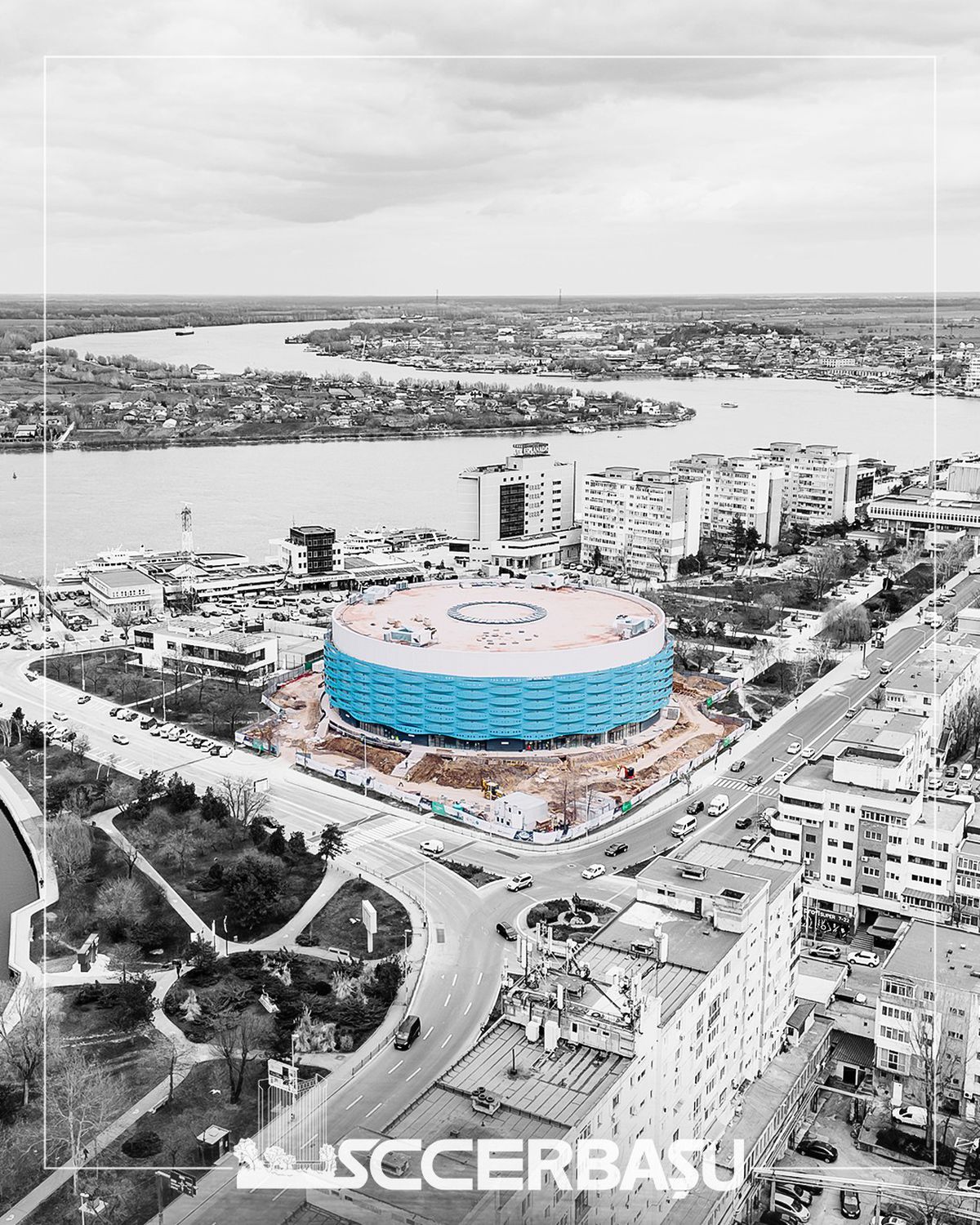 Un nou OZN în România, aproape de finalizare! Imagini impresionante cu arena de 25 de milioane de euro