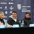 Roberto Bautista Agut și Alexander Shevchenko la tragerea la sorți tabloului Țiriac Open 2026 FOTO Cristi Preda