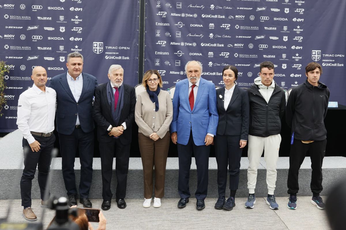 Ilie Năstase și Ion Țiriac - tragere la sorți Țiriac Open 2026