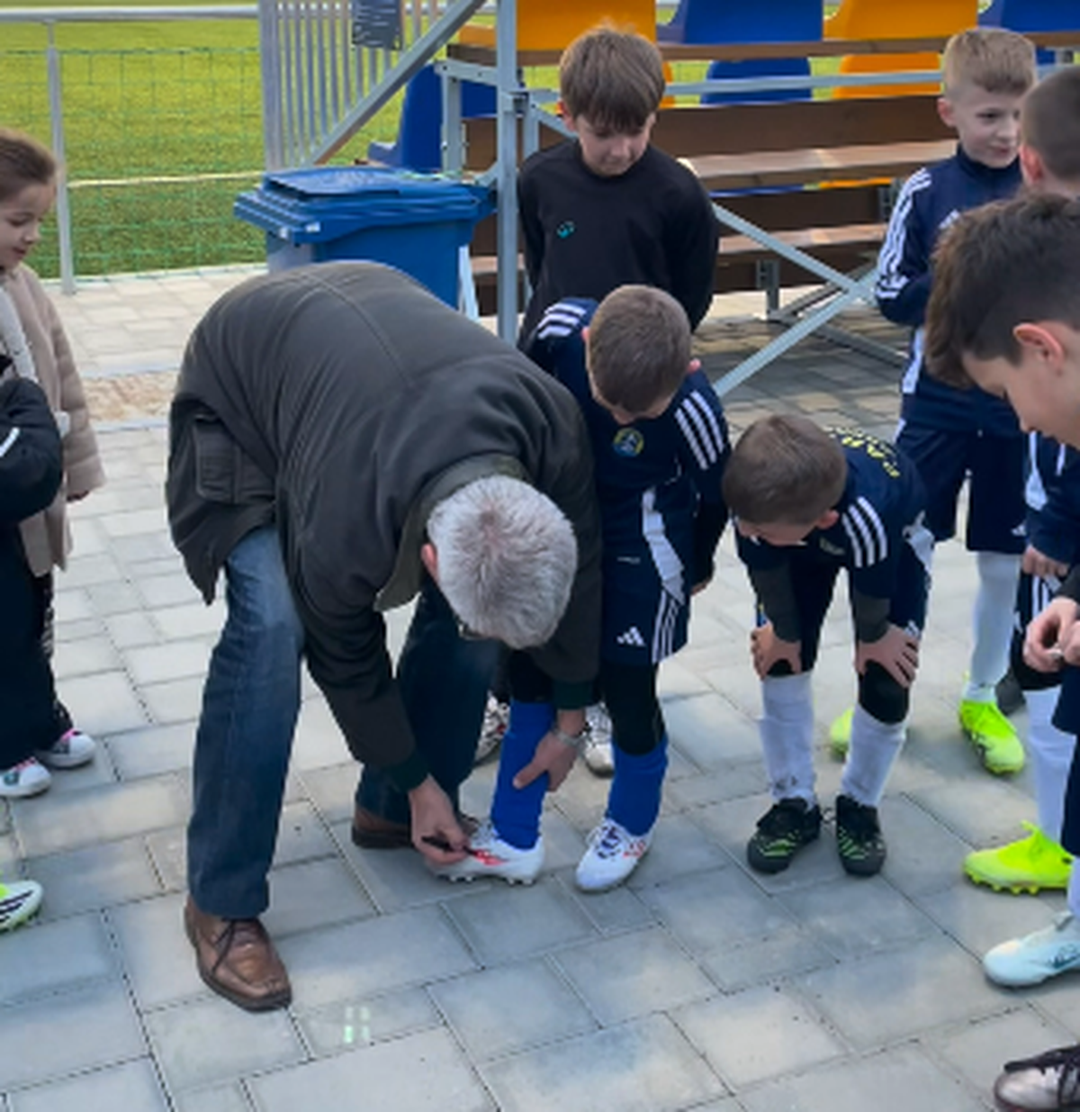 Ladislau Boloni, în vizită la un club din Satu Mare