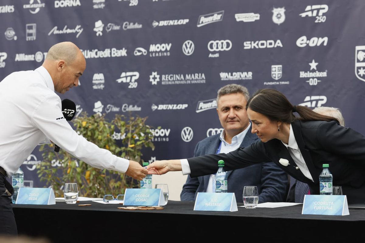 Ilie Năstase și Ion Țiriac - tragere la sorți Țiriac Open 2026