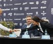 Geroge Cosac alături de Codruța Furtună (reprezant Allianz-Țiriac) în timpul tragerii la sorți a tabloului Țiriac Open 2026 FOTO Cristi Preda