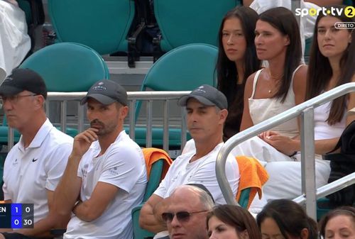 Sorana Cîrstea, în loja lui Jannik Sinner la Miami, în spatele lui Cahill