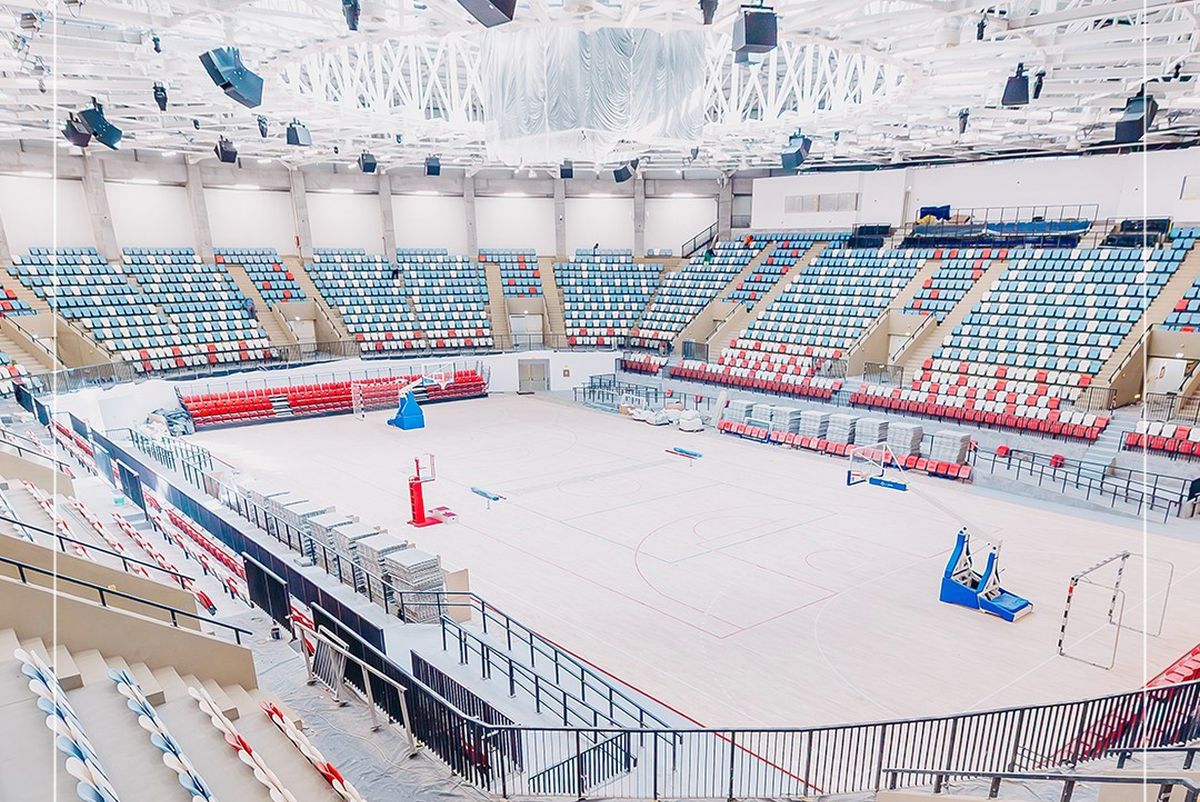 Sala ultramodernă din Tulcea este 96% finalizată! Imagini spectaculoase